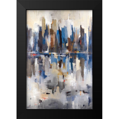 Harbor View Black Modern Wood Framed Art Print by Jackson, Victoria