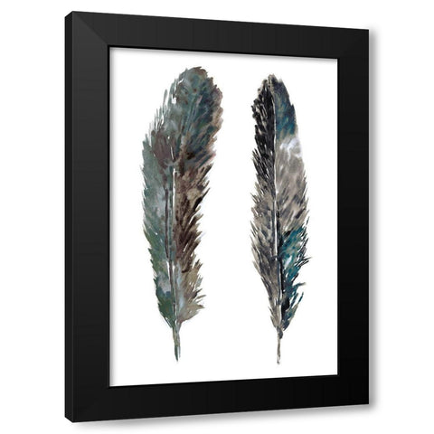 Standing Up I Black Modern Wood Framed Art Print by Meyers, Rebecca