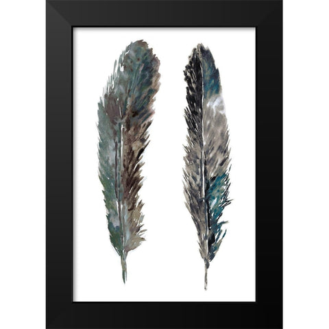Standing Up I Black Modern Wood Framed Art Print by Meyers, Rebecca