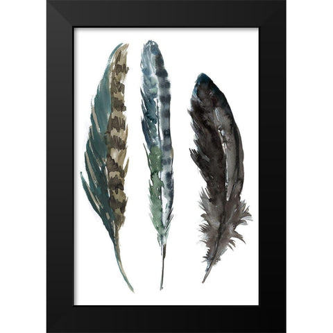 Standing Up II Black Modern Wood Framed Art Print by Meyers, Rebecca