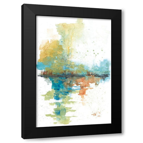 Reflections Black Modern Wood Framed Art Print with Double Matting by Quintero, Tita