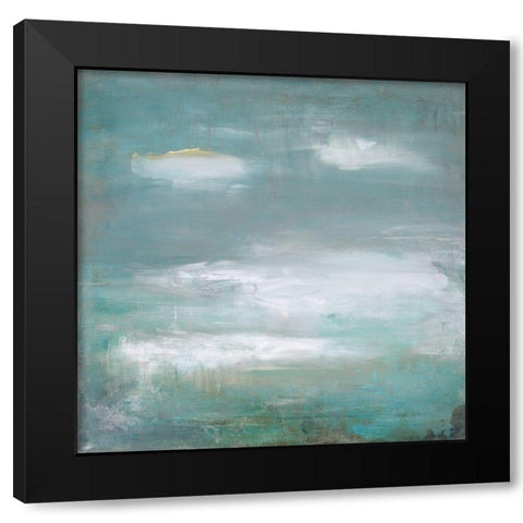 Unexpected  Black Modern Wood Framed Art Print by Ross, Heather