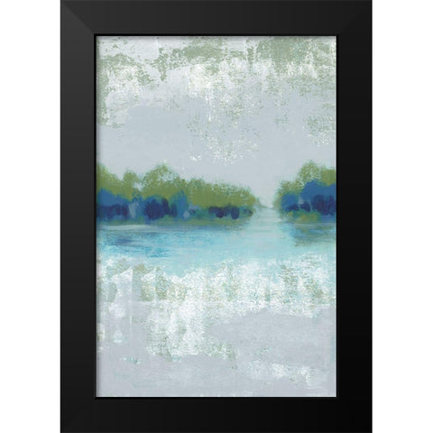 Misty View I Black Modern Wood Framed Art Print by Vindedzis, Rita