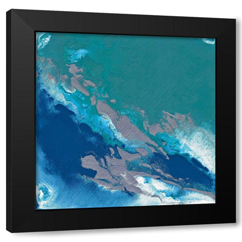 Araxie Black Modern Wood Framed Art Print by Edwards, Brazen