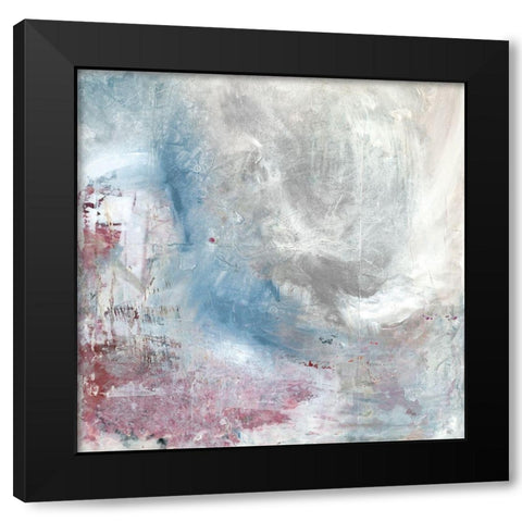 Dream Black Modern Wood Framed Art Print with Double Matting by Stanion, Kathy Morton