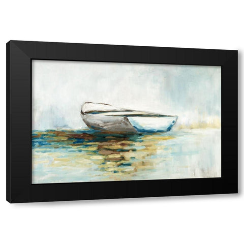 In The Shallows Black Modern Wood Framed Art Print by Ellens, Jacquelline