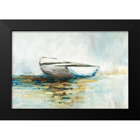 In The Shallows Black Modern Wood Framed Art Print by Ellens, Jacquelline