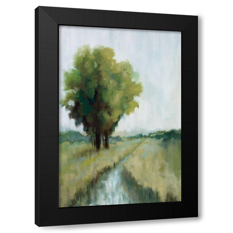 One View Black Modern Wood Framed Art Print by Ellens, Jacqueline
