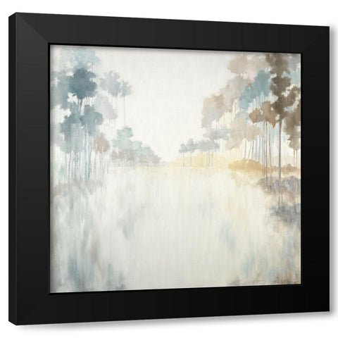 Bayou Black Modern Wood Framed Art Print with Double Matting by Ellens, Jacqueline