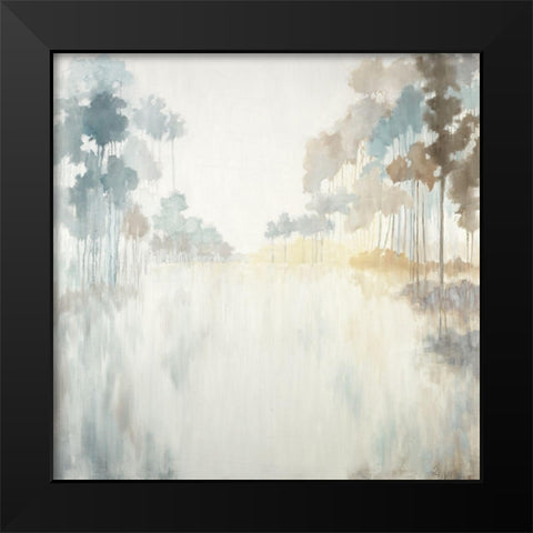 Bayou Black Modern Wood Framed Art Print by Ellens, Jacqueline
