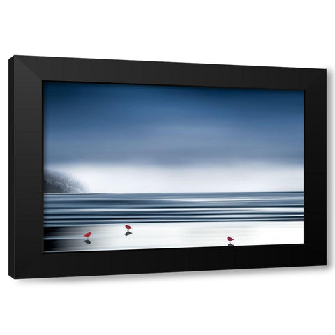 By The Shore Black Modern Wood Framed Art Print by Pelkey, Marvin
