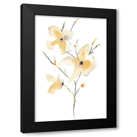 Morning Glory I Black Modern Wood Framed Art Print with Double Matting by Golden, Corrie