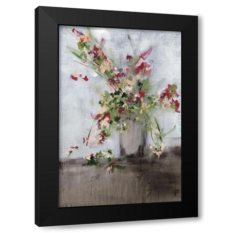 Fade Into Me Black Modern Wood Framed Art Print with Double Matting by Cole, Macy