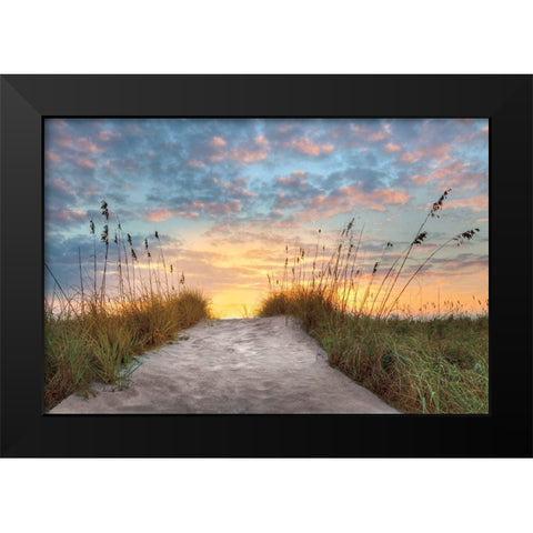 Over The Top Black Modern Wood Framed Art Print by Celebrate Life Gallery