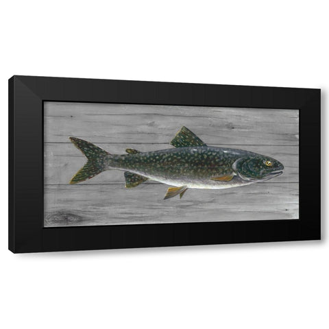 Cold Lake Beauty Black Modern Wood Framed Art Print with Double Matting by Fisk, Arnie
