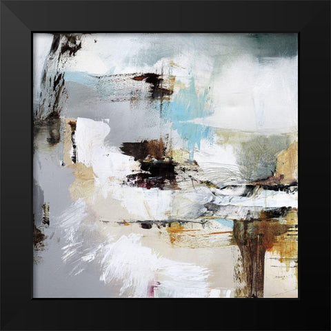 Day After I Black Modern Wood Framed Art Print by Barnes, Natasha