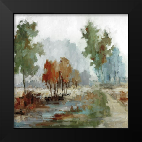 Back Home Black Modern Wood Framed Art Print by Ellens, Jacqueline