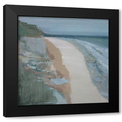 Covehithe Black Modern Wood Framed Art Print with Double Matting by Gold, Caroline