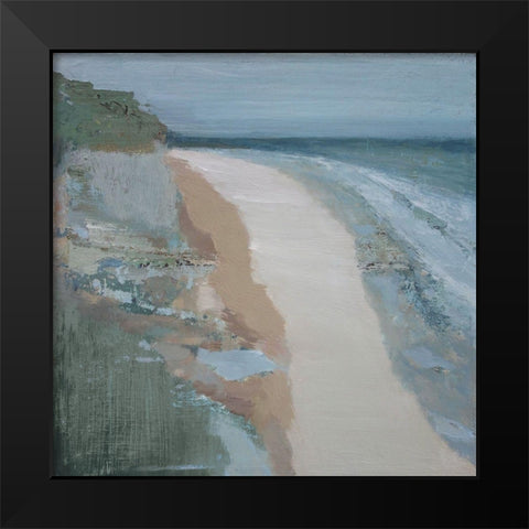 Covehithe Black Modern Wood Framed Art Print by Gold, Caroline