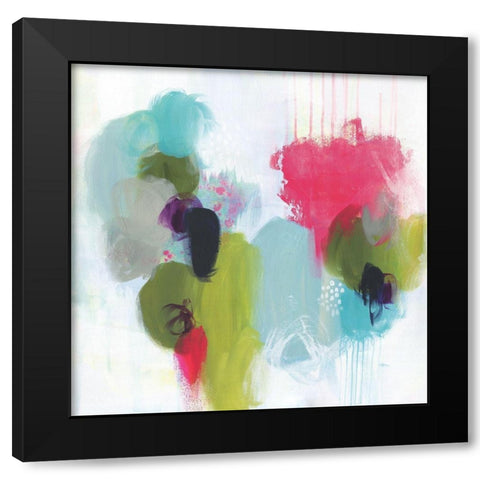 Something Just Like This Black Modern Wood Framed Art Print by Hawkins, Julie