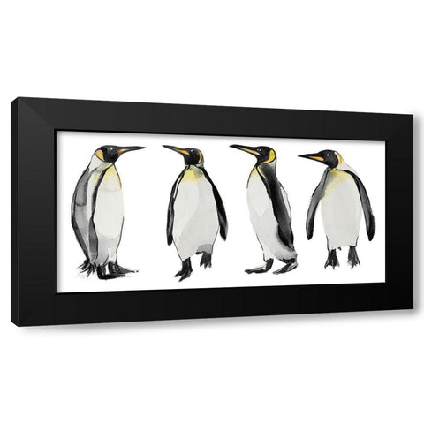 The Colony Black Modern Wood Framed Art Print by Billinghurst, Marina