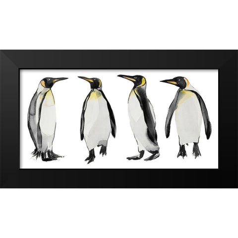 The Colony Black Modern Wood Framed Art Print by Billinghurst, Marina