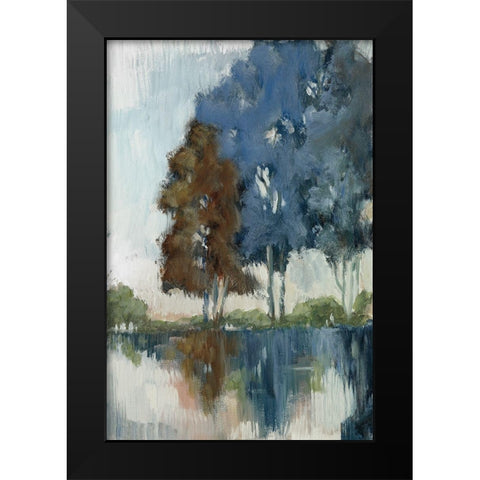 Highland View Black Modern Wood Framed Art Print by Buckley, Mary