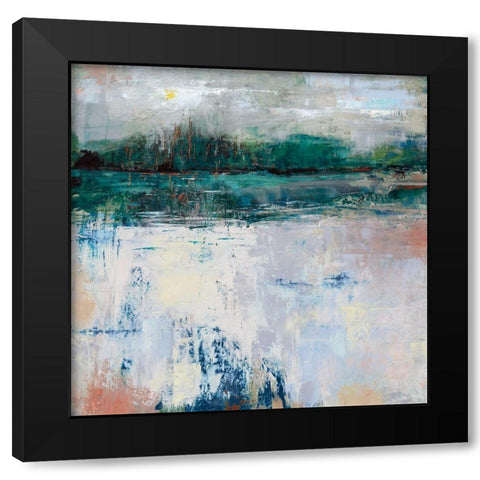 Reflections Black Modern Wood Framed Art Print with Double Matting by Cassell, Sherri