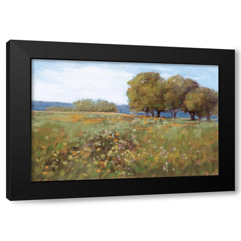 Spring Day Black Modern Wood Framed Art Print with Double Matting by Cassell, Sherri
