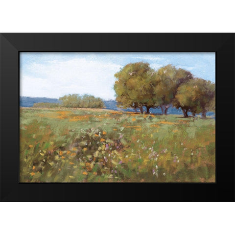 Spring Day Black Modern Wood Framed Art Print by Cassell, Sherri