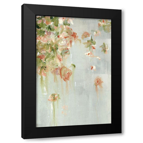 Romance and Roses Black Modern Wood Framed Art Print with Double Matting by Cole, Macy