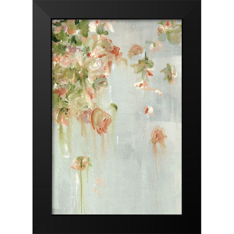 Romance and Roses Black Modern Wood Framed Art Print by Cole, Macy