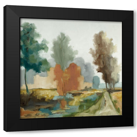 Off the Beaten Path Black Modern Wood Framed Art Print with Double Matting by Ellens, Jacqueline