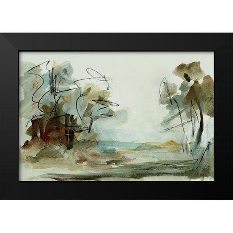 Backroads I Black Modern Wood Framed Art Print by Ellens, Jacqueline