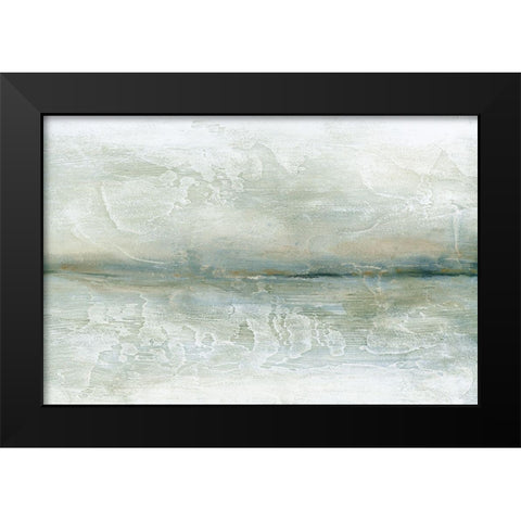 Voyage Black Modern Wood Framed Art Print by Fontaine, Stephane