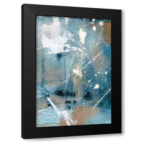 Fully Black Modern Wood Framed Art Print with Double Matting by Fontaine, Stephane