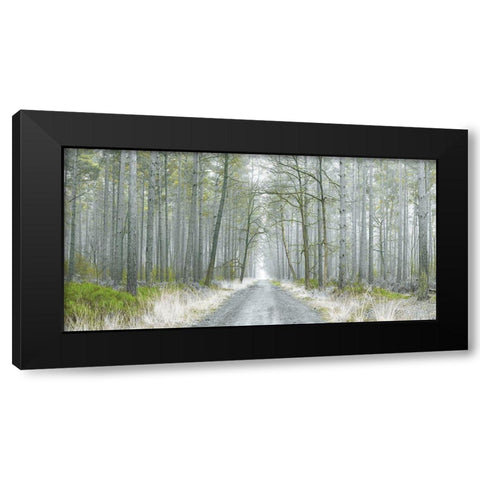 Going Places Black Modern Wood Framed Art Print by Frank, Assaf