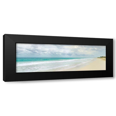 Vacation Time Black Modern Wood Framed Art Print with Double Matting by Frank, Assaf