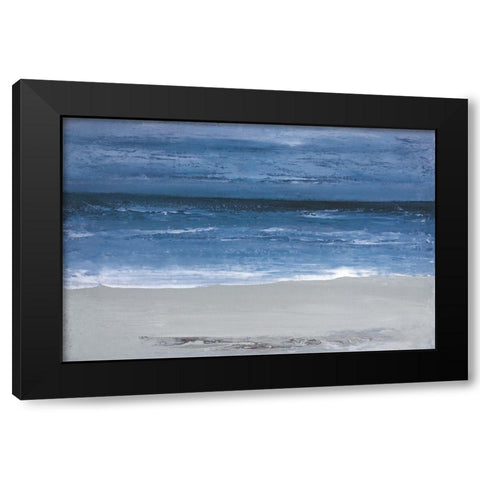 Ocean Black Modern Wood Framed Art Print by Gold, Caroline
