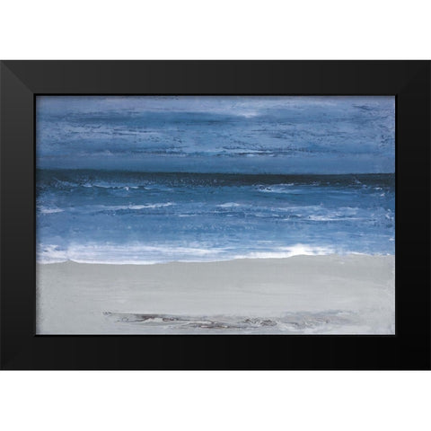 Ocean Black Modern Wood Framed Art Print by Gold, Caroline