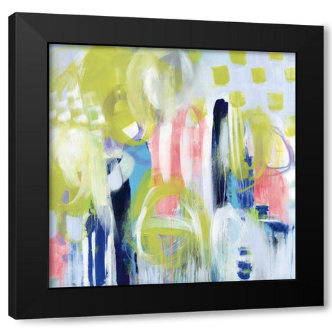 Hiding Things Inside Black Modern Wood Framed Art Print with Double Matting by Hawkins, Julie