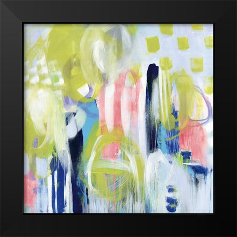 Hiding Things Inside Black Modern Wood Framed Art Print by Hawkins, Julie