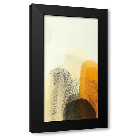 Movement of Light II Black Modern Wood Framed Art Print with Double Matting by Sims, Drew