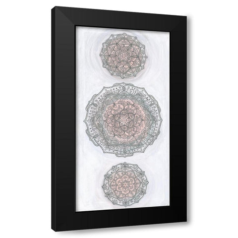 Elegant Emboss I Black Modern Wood Framed Art Print by St.Amant, Yvette