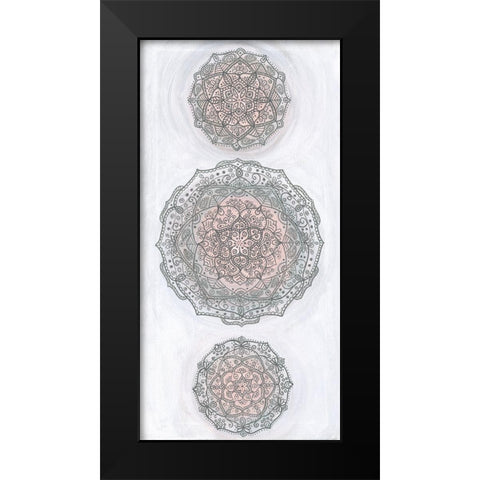 Elegant Emboss I Black Modern Wood Framed Art Print by St.Amant, Yvette