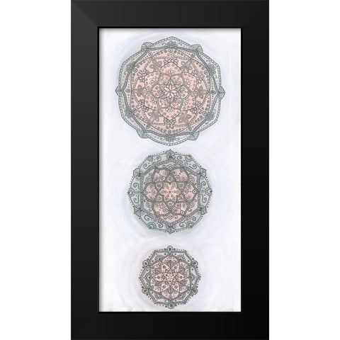 Elegant Emboss II Black Modern Wood Framed Art Print by St.Amant, Yvette