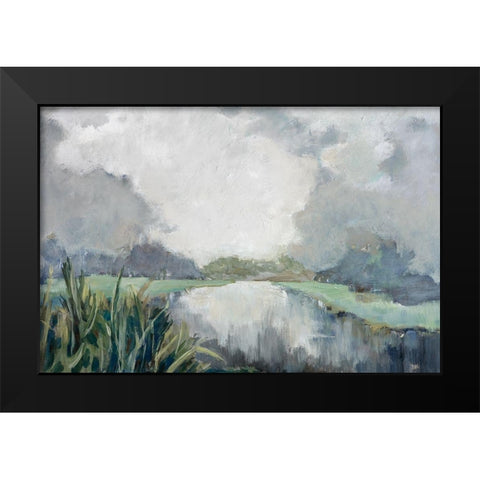 Passage Black Modern Wood Framed Art Print by Buckley, Mary