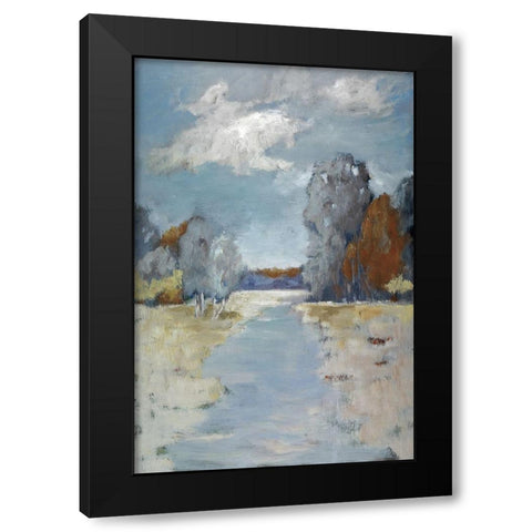 Riverdale Black Modern Wood Framed Art Print with Double Matting by Buckley, Mary