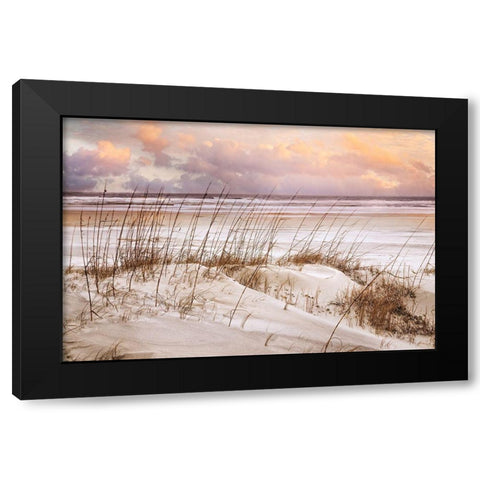 Whispers In the Dunes Black Modern Wood Framed Art Print with Double Matting by Celebrate Life Gallery
