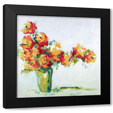 Joy Black Modern Wood Framed Art Print by Ellens, Jacqueline